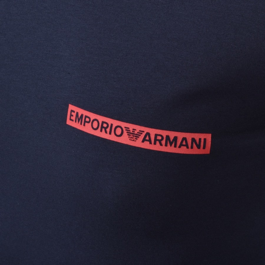 Alternative Image for ProductEmporio Armani Lounge Crew Neck T Shirt Navy3